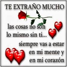 Resultado de imagen para te extraño amor
