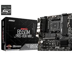 Imagen de MSI B550M PROVDH WIFI motherboard