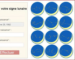 Image de Calculateur de signe lunaire en ligne