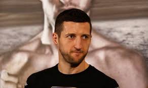 Carl Froch of Britain arrives for a press conference at O2 Arena in London. Froch celebrated the birth of his second child, Natalia, with his partner ... - carl-froch-402424