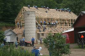 Image result for barn raising