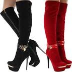 High heels boots