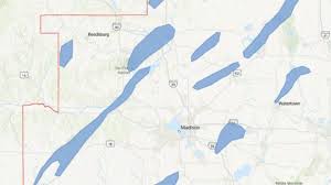 National Weather Service tornado focus areas in Wisconsin