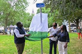 L'espace vert au cœur de la place Général Jacques à Verviers, désormais dénommé "Agora Patrice Lumumba", a été inauguré