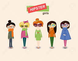 Resultado de imagen de chica hipster dibujo