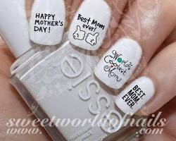 Image de Best Mom Ever Nail Art