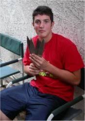 <b>Hunter Moffitt</b> and his knives. Lunch and drinks were provided to all the <b>...</b> - hunter-moffitt