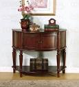 Winsome Morris Console Hall Table with 3-Foldable Basket in the