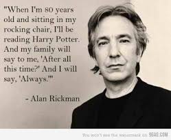 Alan Rickman quote via Relatably.com