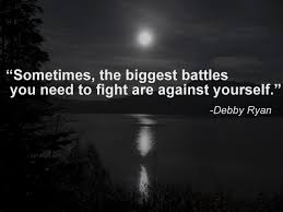 Fight Against Yourself Quotes - fight against yourself quotes with ... via Relatably.com