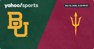 Arizona State Sun Devils Face Baylor Bears in Big 12 Tournament Opener
