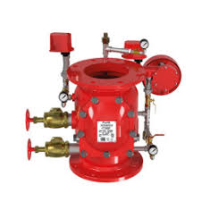 Dry alarm valve flanged with trim