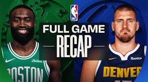 Game Recap: Nuggets 103, Celtics 84
