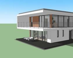 Imagem de SketchUp model of a building