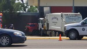 Vehicle Collision Damages Great Falls Fire Station