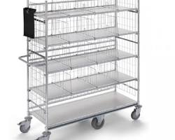 Chariots de livraison et multiniveaux pour la préparation de commandes