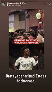Albacete emite nota oficial após ataques racistas contra Vini Jr em eliminação do Real Madrid