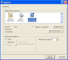 Resultado de imagen para imagenes del cuadro de dialogo de la impresora