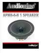 (6) audiopipe apmb-8-b low-mid range car audio dj loud speaker