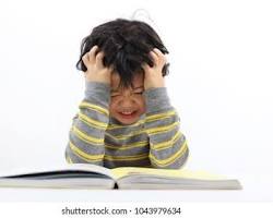 Image of person reading a book with a sadlooking router in the background