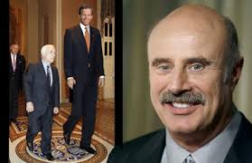 Senator John Thune of South Dakota was everybody&#39;s favorite for the VP slot but McCain thought they looked like a &quot;a damned circus act&quot;. - thune_drphil