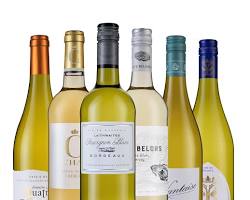 Image of Sauvignon Blanc, Pinot Grigio, and Verdejo wine bottles