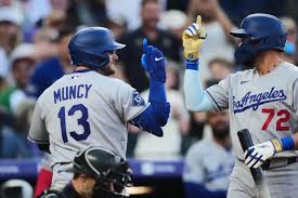 Max Muncy and Dalton Rushing each homer twice in Dodgers’ 15-hit, blowout win
