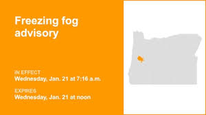Freezing Fog and Air Stagnation Advisories Impact Oregon Counties