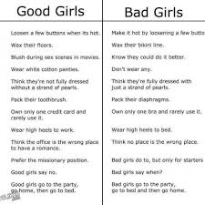 Good Girls Bad Girls - Quotes and Thoughts via Relatably.com