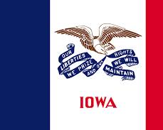 Image of Iowa state flag