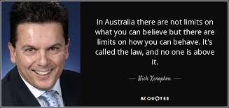 QUOTES BY NICK XENOPHON | A-Z Quotes via Relatably.com