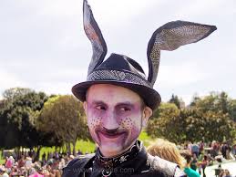 easter sunday in dolores park, san francisco, bunny ears, easter bunny, hunky - 456039547-easter-sunday-dolores-park-san-francisco