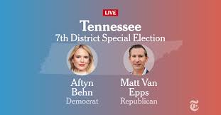 Tennessee Seventh Congressional District Special Election Results 2025: Behn vs. Van Epps