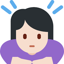 🙇‍♀️" 意味：土下座する女性 絵文字 (woman bowing emoji ...