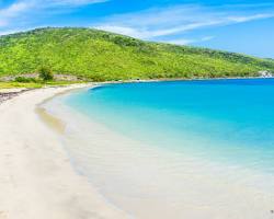 Image of beautiful beach in St. Kitts