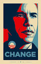 Michelle Malkin | The new Barack Obama logo: Agent of left-wing ... - obamachanges1