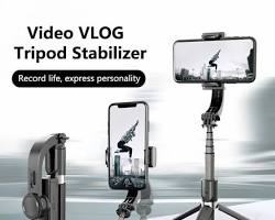 Gambar Tripod dengan gimbal