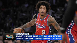 Philadelphia 76ers say Round 2 NBA Playoff ticket sales against New York Knicks restricted to Philly area residents only