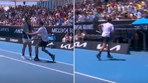 ‘Wild scenes’ as 22nd seed Luciano Darderi sprints off court after first-round win at Australian Open