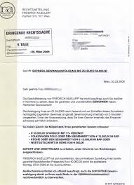 Abzockbrief von der Firma Rechtsabteilung Friedrich Müller aus ...