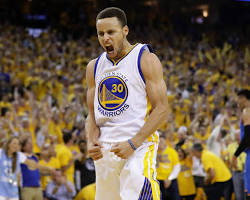 Stephen Curry's 3pointer with 48.2 seconds left to beat the Oklahoma City Thunder in Game 6 of the 2016 Western Conference Finals