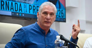 “Si tenemos que morir, moriremos” para evitar una invasión, dice Díaz-Canel en EU