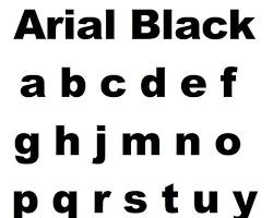 Imagem de Fonte de letra Arial