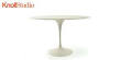 Tulip Style Italian Marble Dining Table Oval