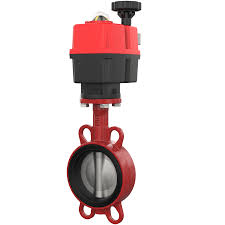 Electric butterfly valve DN 80 PN10/16 multivoltage