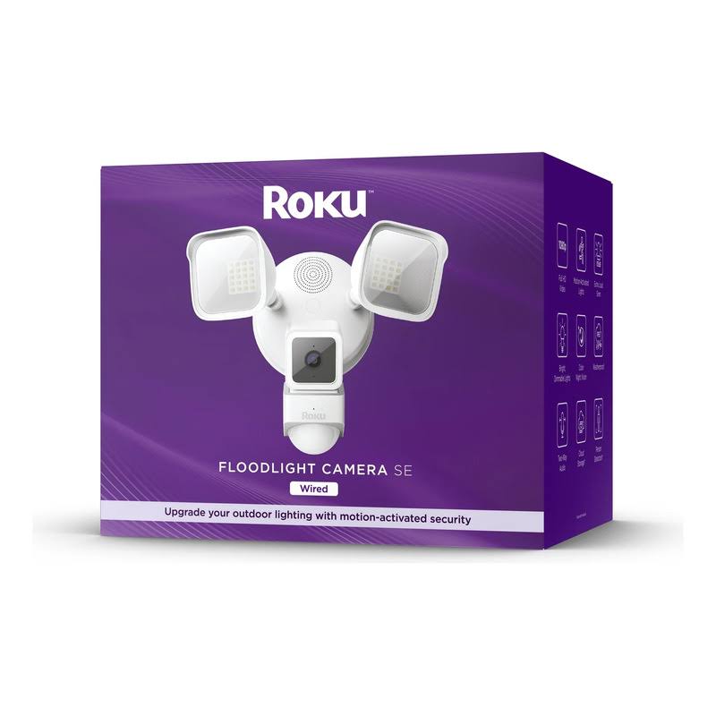 Roku Smart Home Floodlight Camera SE Wi-Fi