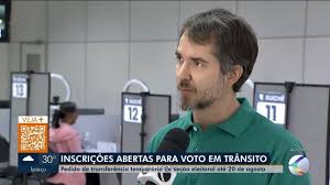 Eleitores já podem solicitar o voto em trânsito para as eleições