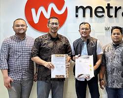 Gambar Metranet Business logo