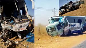 حادث مأساوي بطريق الخرطوم - مدني.. 14 وفاة و16 إصابة إثر تصادم باص وحافلة - سودافاكس