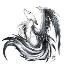 Résultat de recherche d'images pour "manga ange noir et blanc"